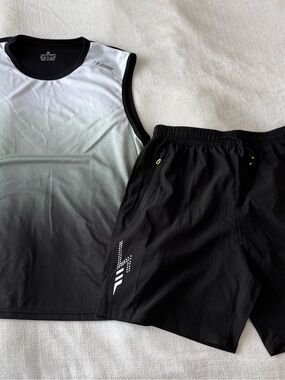 Men's Black Athletic Shorts by Unknown Brand - Lightweight Performance